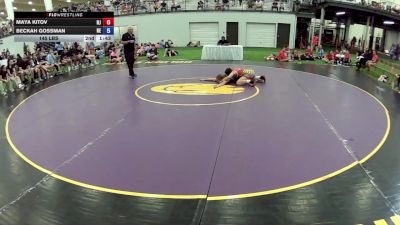 145 lbs Maya Kitov, New Jersey vs Beckah Gossman, Nebraska