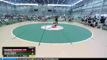 94 lbs Round 3 (8 Team) - Takarion Crenshaw-Jones, Oklahoma Red FS vs Devan Garcia, Team Michigan Red