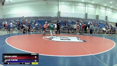 250 lbs Round 3 - Nolan Lopez, IL vs Jacob Purtee, OH