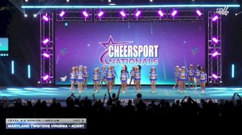 Maryland Twisters Virginia - 4cast [2026 L4.2 Senior - Medium Day 2] 2026 CHEERSPORT National All Star Cheerleading Championship