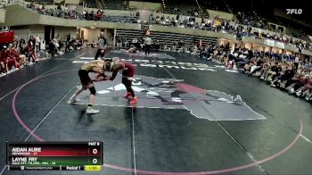133 lbs Finals (8 Team) - Layne Fry, Gale-Ett.-Tr./Mel.-Min. vs Aidan Aure, Menomonie
