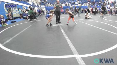 52 lbs Round Of 16 - Lynx Lehman, Lexington Wrestling Club vs Caleb Boyd, Harrah Little League Wrestling