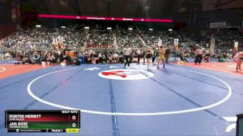 4A-152 lbs 3rd Place Match - Porter Merritt, Star Valley vs Jais Rose, Thunder Basin