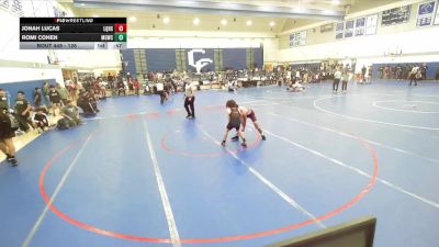 126 lbs Cons. Round 7 - Romi Cohen, Monster Garage Wrestling Club vs Jonah Lucas, La Quinta High School
