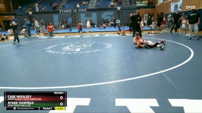 64-75 lbs Round 1 - Ryker Maxfield, Davis Wrestling Club vs Case Woolsey, North Summit Youth Wrestling