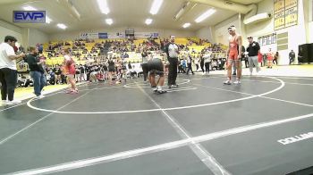 155-A lbs Semifinal - Hayden Justice, Tahlequah Wrestling Club vs Jacob Lem, Victory Christian JH