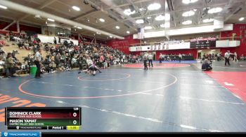 128 lbs Quarterfinal - Dominick Clark, Middletown High School vs Mason Yamat, Castro Valley High School