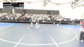 165 lbs Semifinal - Alexus Paden, Black Knights vs Leila Hernandez, Pride WC