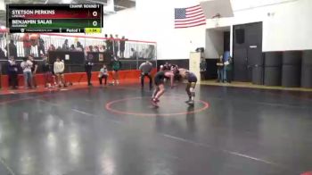 126 lbs Champ. Round 1 - Stetson Perkins, Lincoln vs Benjamin Salas, Durango