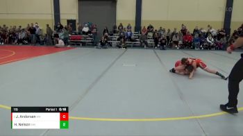 115 lbs Round 1 - Jacob Andersen, Amery Warrior`s vs Hayden Nelson, Moorhead Magic