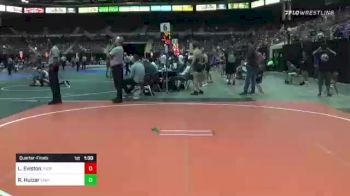 113 lbs Quarterfinal - Lucas Eviston, Thorobred Wrestling Club vs Reyden Huizar, Empire WC
