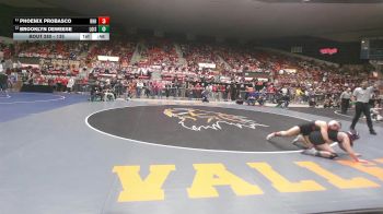 135 lbs Cons. Round 2 - Phoenix Probasco, Rose Hill HS vs Brooklyn DeWeese, Louisburg HS