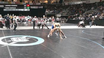 5A 150 lbs Cons. Round 3 - Andres Romero, Los Lunas vs Gabe Castillo, Atrisco Heritage