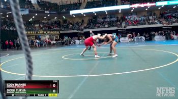 215 lbs Cons. Semi - Cody Barnes, Wrangell Wolves vs Sioeli Tuifua, Barrow High School