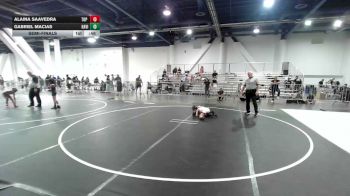 54 lbs Semifinal - Alaina Saavedra, Top Rank Hammers vs Gabriel Macias, Havik WC
