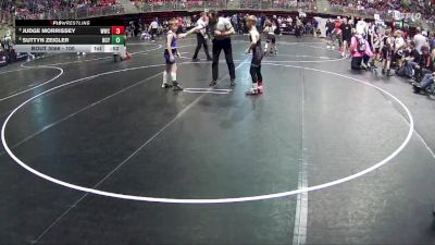 100 lbs Champ. Round 1 - Judge Morrissey, Wrestling With Character vs Suttyn Zeigler, NCYAC