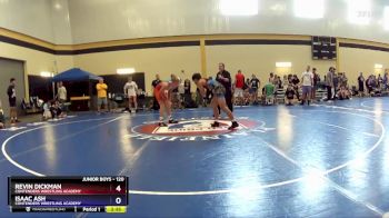 120 lbs Semifinal - Revin Dickman, Contenders Wrestling Academy vs Isaac Ash, Contenders Wrestling Academy