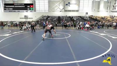 145 lbs Cons. Round 4 - Kai Vien, Club Not Listed vs Alexander Southworth, B2 Wrestling Club