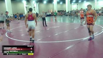 165 lbs Round 3 (10 Team) - Zachary Lopez, Columbus St. Franics DeSales vs Lucas Vacchelli, AAWA