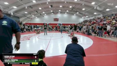 39-41 lbs Round 2 - David Crespin, Junior Bulldogs vs Koen Kyne, Eaton Reds WC