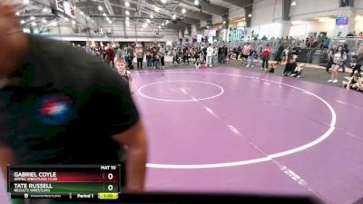 65 lbs Semifinal - Tate Russell, ReZults Wrestling vs Gabriel Coyle, Amped Wrestling Club