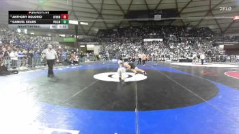 Boys 2A 215 lbs Quarterfinal - Anthony Solorio, Othello vs Samuel Sears, Pullman