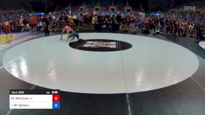 113 lbs Rnd Of 64 - Maddox Martinez, NM vs Maddox Garbis, IL