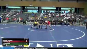 220 lbs Quarterfinals (8 Team) - David Tidwell, Comanche vs Joe Davis, Jay