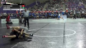 133 lbs Quarters & 1st Wb (16 Team) - Kyle Sieminski, Southern Oregon vs Luke Rioux, Indiana Tech