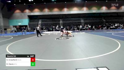 174 lbs Round Of 32 - Devin Crawford, Montana-Northern vs Riley Davis, Wyoming