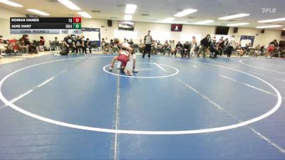 106 lbs Cons. Round 3 - Roman Hanes, La Quinta L (La Quinta) vs Jake Hart, Calabasas