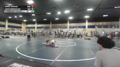 106 lbs Consolation - Daniel Barajas, Downey HS vs Jantz Greenhalgh, Carbon WC
