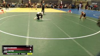 100 lbs Quarterfinal - Jack Minter, Byron vs Reed Rugroden, LAMR