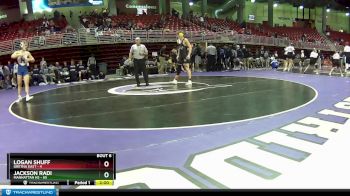 150 lbs Round 2 (6 Team) - Logan Shuff, Gretna East vs Jackson Radi, Manhattan HS