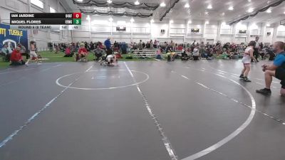 64 lbs Round 6 (8 Team) - Miquel Flores, Eastwood Eagles WC vs Ian Jardine, 84 Athletes