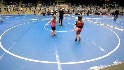 80 lbs Consi Of 4 - Savyn McKurter, Mojo Grappling Academy vs Bella Thomas, Bearcat Takedown Club