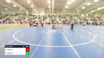 106 lbs Round Of 32 - Zach Morse, MT vs Koltyn Grebel, ND