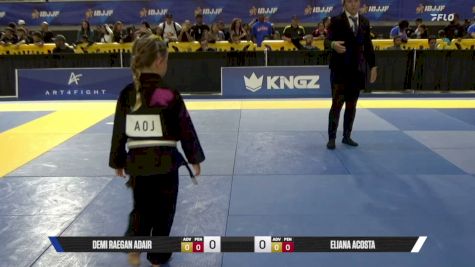 Demi Raegan Adair vs Eliana Acosta 2026 Pan Kids Jiu-Jitsu IBJJF Championship