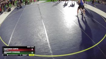 132 lbs Quarterfinal - Brigham Cookson, Utah vs Matthew Curtis, Oregon