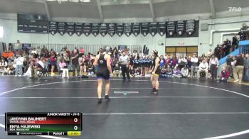 JV-5 lbs Round 1 - Jaydynn Baumert, Vinton-Shellsburg vs Enya Majewski, BGM, Brooklyn