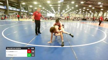 126 lbs Rr Rnd 1 - Charlie Lussier, MetroWest United Black vs Ian O'Shea, Muddawg Wrestling Club