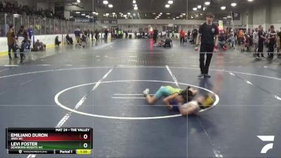 61 lbs Quarterfinal - Freeman Bancroft, Evart Youth Wrestling vs Michael Futrell, No Mercy BTSD