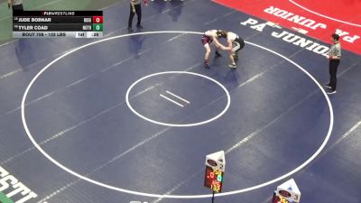 132 lbs Consi Of 32 #2 - Jude Bobnar, Ridgway vs Tyler Coad, Notre Dame Green Pond