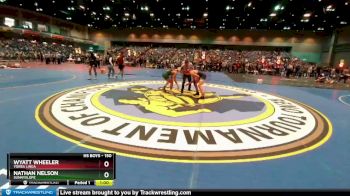 150 lbs Cons. Round 2 - Wyatt Wheeler, Yorba Linda vs Nathan Nelson, Sunnyslope