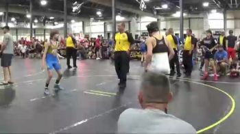 112 lbs Round 1 (6 Team) - Mandius Volentine, Untouchables Black vs Jacob Lootans, Olympia Red