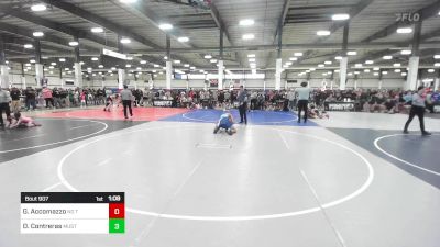 123 lbs Round Of 32 - Grayson Accomazzo, No Team vs Dariel Contreras, Mustang WC