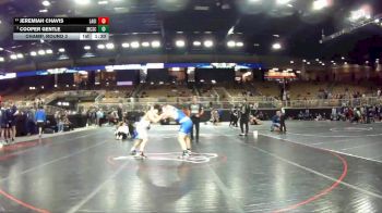 215 lbs Champ. Round 3 - Cooper Gentle, McCallie School vs Jeremiah Chavis, Lake Gibson