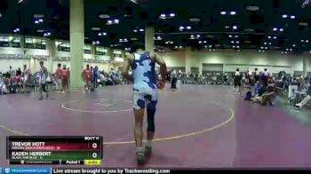 126 lbs Round 3 (10 Team) - Trevor Hott, Indiana Smackdown Gold vs Kaden Herbert, Black And Blue