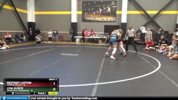130 lbs Round 1 (6 Team) - Destiney Lofton, Chasing Titles 2 vs Lyni Gusick, Potentially Dangerous