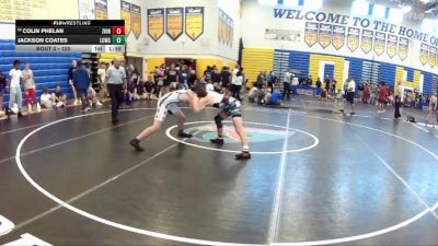 120 lbs Champ. Round 2 - Jackson Coates, Lake City Wrestling Club vs Colin Phelan, Victory Elite